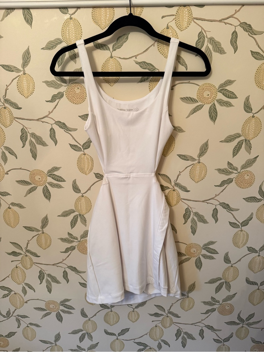 White Scoop Neck Tank Tennis Dress - NEVER WORN